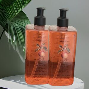 Pecksniff's Apple and Nutmeg Moisturizing Hand Wash Soap 480 ml Hand pump x 2
